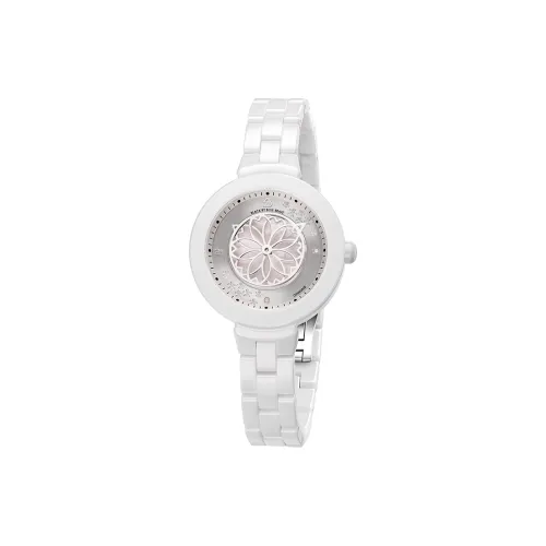 BLACK BY BLUE BRAVE 4B Кварцевый механизм Женские часы 34 мм Белый