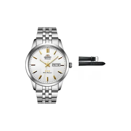 ORIENT Classic Collection Механический механизм часы с ремешком из нержавеющей стали мужские часы белый циферблат