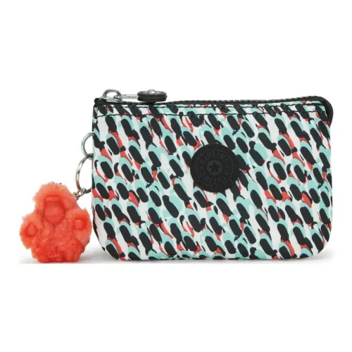 Kipling Переработанный полиэстер Кошелек Маленький Женский Абстрактный с принтом
