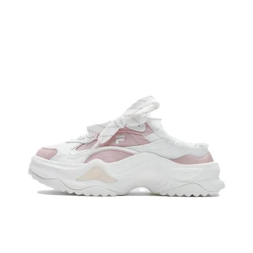 FILA FUSION BIANCO II Домашние тапочки Женские Белые Розовые