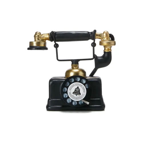 Боул Европейский Винтаж Антиквар Роторный Телефон Хобби Модель Тренд Основанные Продукты