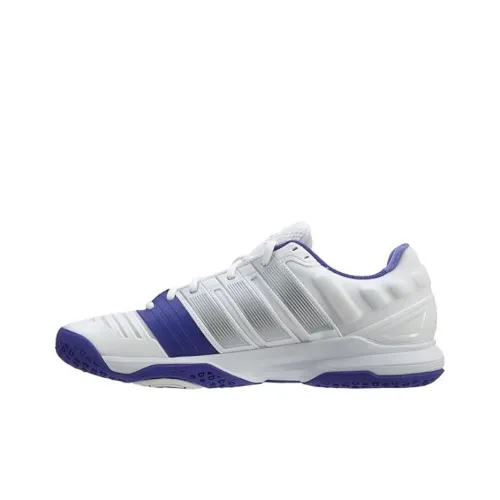 Adidas Adipower Беговые кроссовки Низкий топ Синий с Белым шрифтом Женские