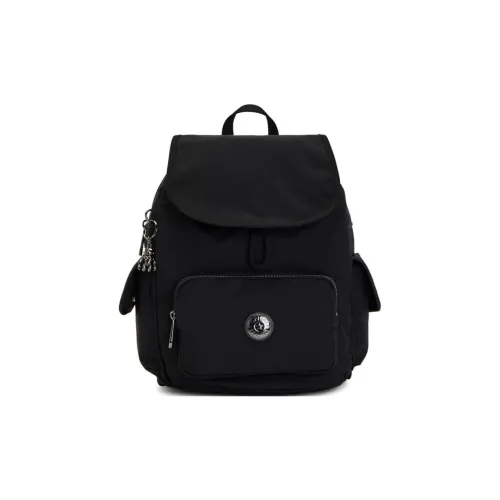 Kipling Переработанный полиамид Рюкзак Маленький Женский Бесконечный Черный