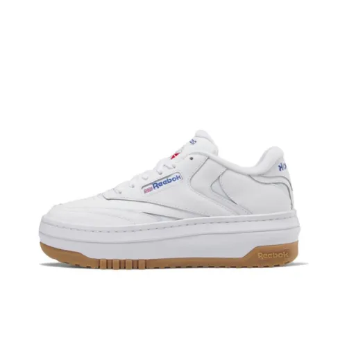 REEBOK Club C Extra Low Топ Кроссовки для скейтбординга Женские Белые Коричневые