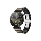 Черная жемчужина с розово-золотым (серебряный застежка)