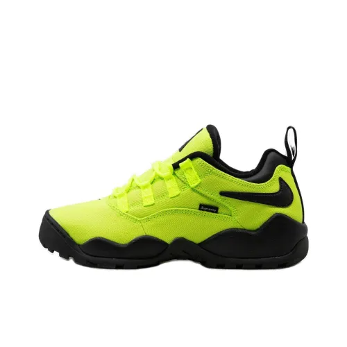 Supreme x Nike SB Darwin Low Slip-Resistant Low Top Casual Men's Neon Green Supreme x Nike SB Darwin Low Slip-Resistant Низкий Топ Повседневный Мужской Неон Зеленый