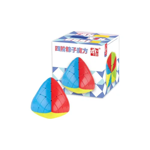 FANXIN CUBE Четвертый Пирамида Однотонный Кубик Рубика с Дизайном Zongzi Развивающие Игрушки