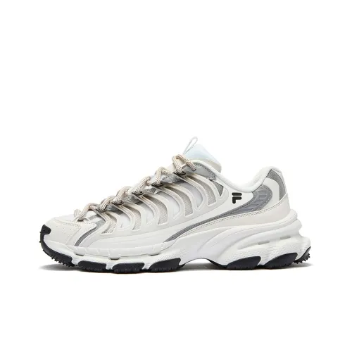 FILA FUSION BRACKET Starship Shoes Устойчивый к истиранию Отводящий влагу Низкий Топ Повседневная обувь Мужская Белый