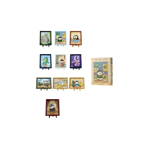 3D JP Impolite Museum Little Duckling Слепые коробки Один Blind Коробка Целая коробка 9 шт