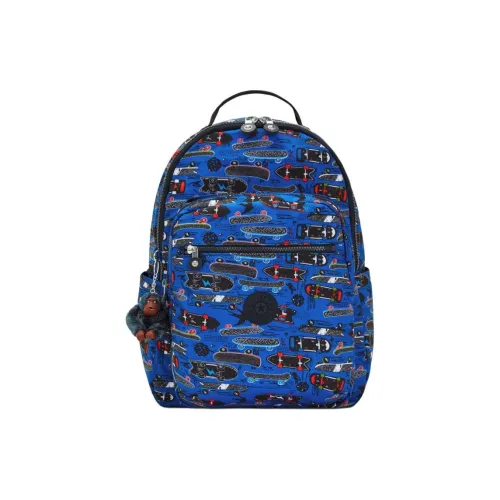 Kipling Переработанный полиэстер рюкзак женский синий