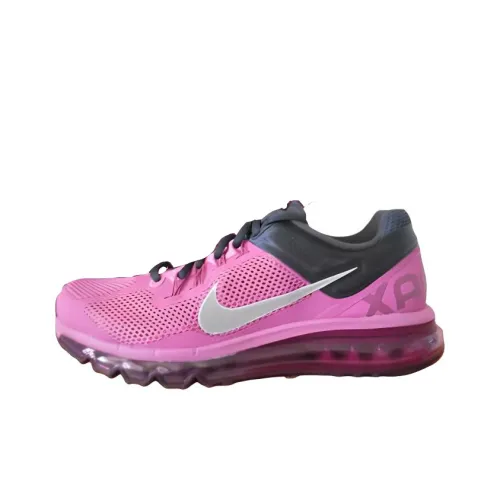 Nike Air Max+ Амортизация Износостойкий Низкий Топ Повседневная Обувь Женская Фиолетово-Черная