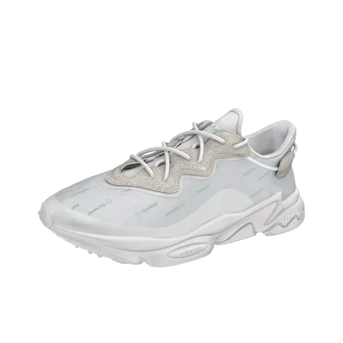 Adidas Originals Ozweego Амортизация Низкий Топ Повседневная Обувь Унисекс Белый Зеленый