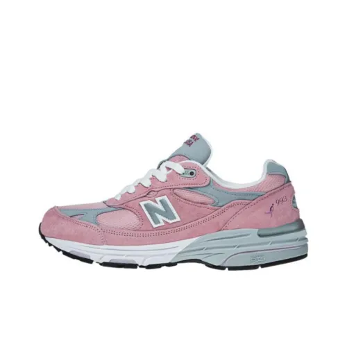 Susan x New Balance NB 993 Устойчивые к истиранию низкие беговые кроссовки для женщин розовые