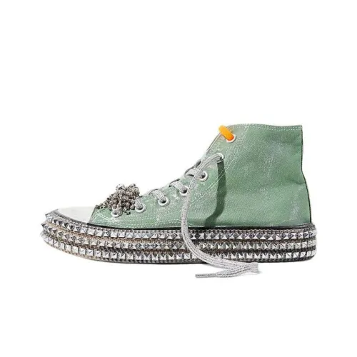 FREE PEOPLE Cruise High Топ Скейтборд Кроссовки Женские Зеленые