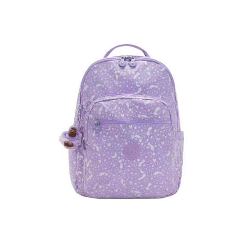 Kipling Полиамид Рюкзак Женские Galaxy Metal Purple