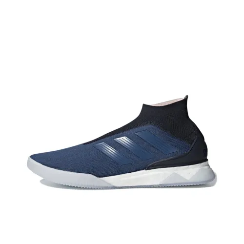 Adidas PREDATOR серия IC IN для помещений противоскользящие легкие футбольные бутсы унисекс синий черный