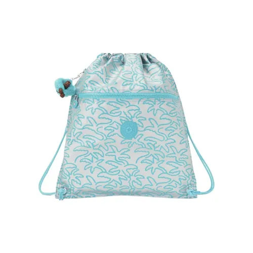 Kipling Полиамид Рюкзак Средний Женский Светло-Синий