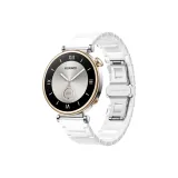 Три бусины белого цвета (серебряная пряжка)