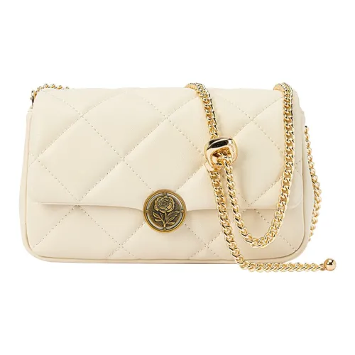 VANESSA HOGAN Коровья кожа Сумка через плечо Женская Экрю Черный