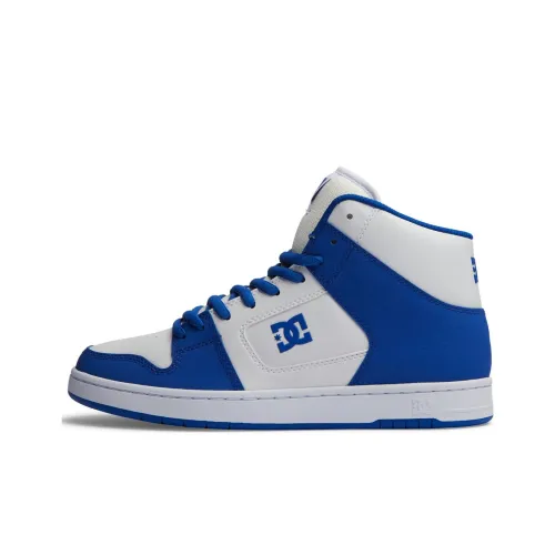 DC Shoes MANTECA 4 HI Высокие Кроссовки для скейтбординга Мужские Белые и Синие