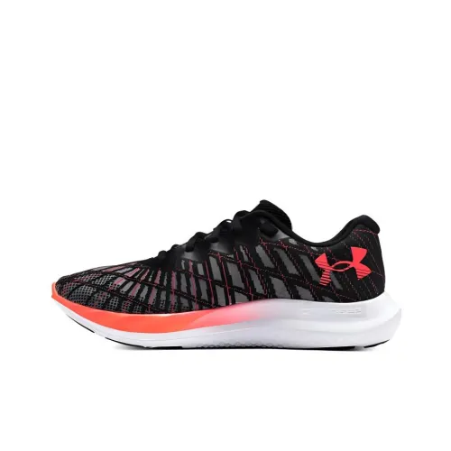 Under Armour Charged Breeze 2 Беговые кроссовки Низкий топ Черный Красный Женские