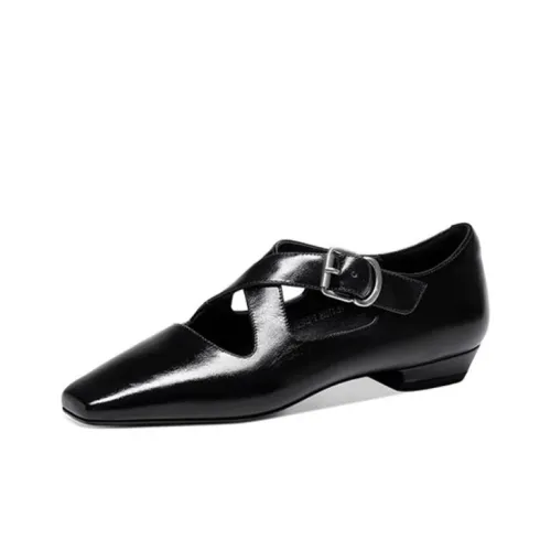 JESSICA SOPHIA Грубый каблук Туфли Мэри Джейн Женские