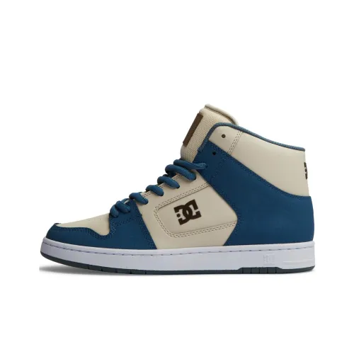 DC Shoes MANTECA 4 HI Высокие Кроссовки для скейтбординга Мужские Бежево-синие