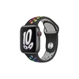 Силиконовый ремешок - черный, многоцветный.