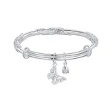 Цветочное великолепие, бабочка влюблена в цветок, браслет