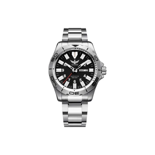 YELANG Кварцевый механизм Часы Мужские Черный циферблат