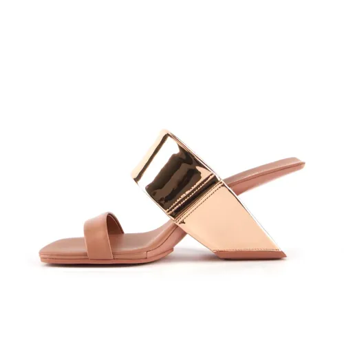 UNITED NUDE Слипоны 8 см Женские Розовое Золото