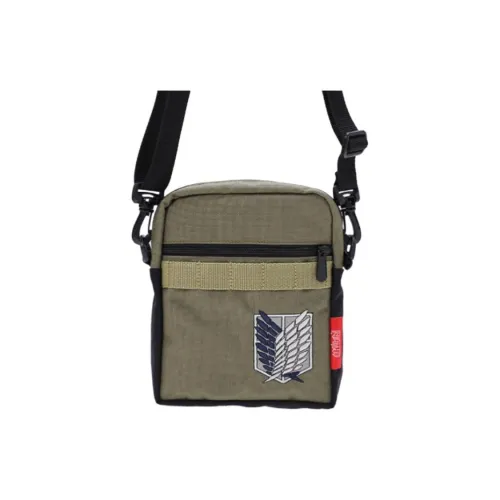 Manhattan Portage Cordura® Классическая тканевая сумка через плечо размер маленький мужская хаки и черная