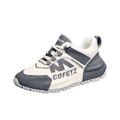 JANE HARLOW Амортизация Износостойкий Низкий Топ Повседневная Обувь Мужская Белый Серый