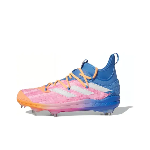 Adidas Adizero 12,0 Adizero Afterburner 9 NWV Противоскользящие Устойчивые к истиранию Низкий Топ Тренировочные Кроссовки Мужские Синие Розовые