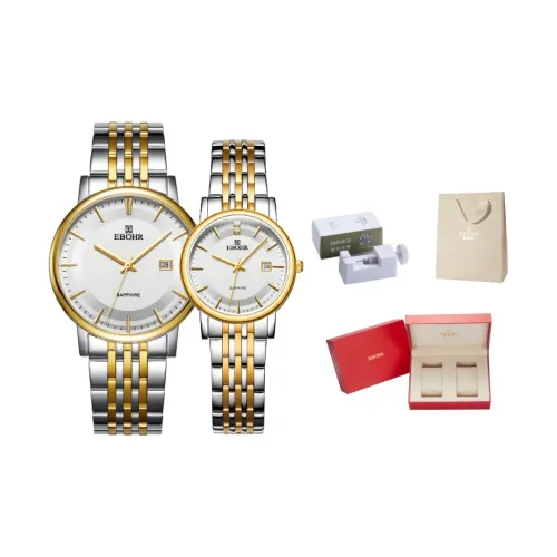 EBOHR Master Collection Кварцевый механизм нержавеющая сталь ремешок унисекс белый циферблат