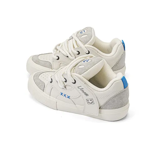 Miniso Низкие Кроссовки для Скейтбординга Унисекс Белые