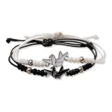 Браслет "Пара Журавля" из оригами