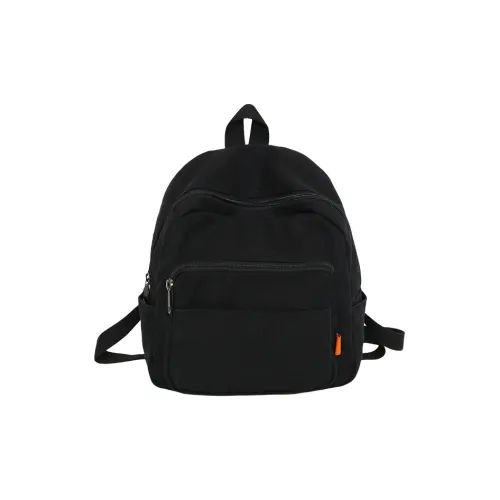 KAKAXI Холст Рюкзак Унисекс Черный Белый Фиолетовый Оранжевый Зеленый