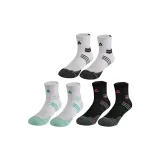 1 комплект, 3 упаковки (Черный, Розовый + Мятный, Зеленый + Белый, Черный)