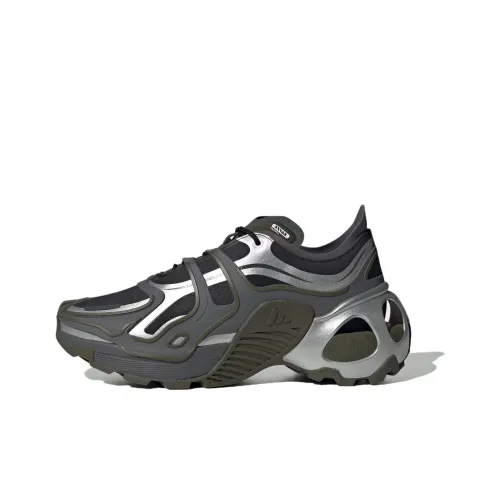 Adidas Slip-resistant Abrasion-resistant Low-top Беговые кроссовки Унисекс Черный Серый