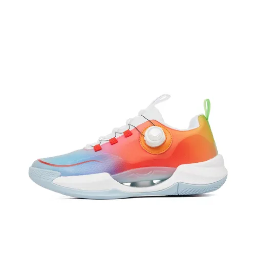 VOIT Баскетбольные кроссовки Low Top Белый Радужный Унисекс