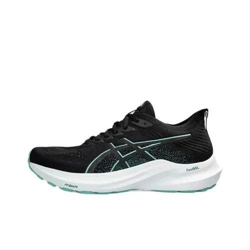 Asics GT 2000 12 Low Топ Беговые кроссовки Женские Черный Зеленый