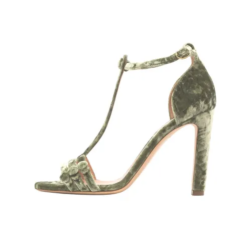 Rupert Sanderson Marbella One Ремешок Сандалии 9,5 см Женские Зеленые