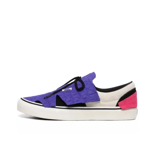 VANS Era EMBOSS Croc Origami Low Топ Скейтборд Кроссовки Унисекс Розовый Белый Фиолетовый