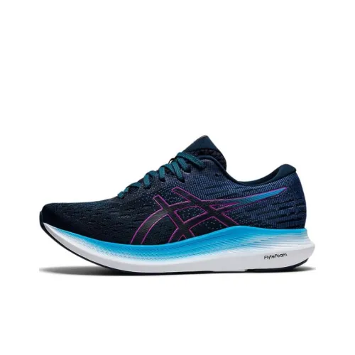 Asics EvoRide 2 Low Топ Марафон Беговые кроссовки Женские Синий-Фиолетовый