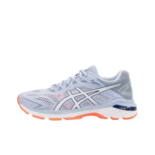 Asics GT 2000 7 Low Топ Беговые кроссовки Женские Сине-белый D Ширина