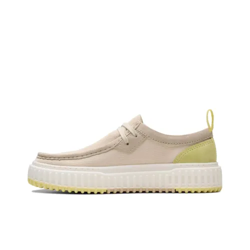 Clarks Скейтборд Кроссовки Низкие Бежево-Желтые Мужские