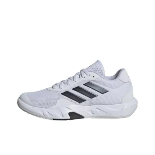 Adidas AMPLIMOVE Устойчивые к истиранию низкие кроссовки для тренировок Женские Белый Черный