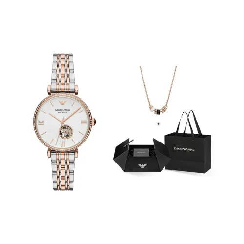 EMPORIO ARMANI Механические часы Movement Женские Машина 34mm*7mm Белый