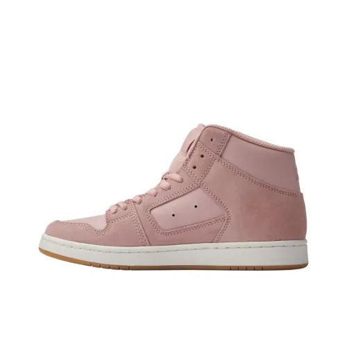 DC Shoes Покрытие High Топ Скейтборд Кроссовки Женские Розовый